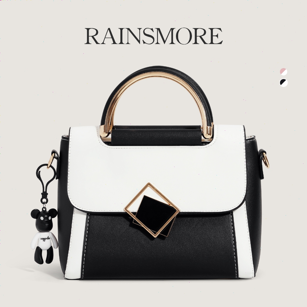RAINSMORE Tas Wanita Kecil — Model Terbaru Trendi ala Korea, Tas Selempang & Jinjing, Gaya Fashionab