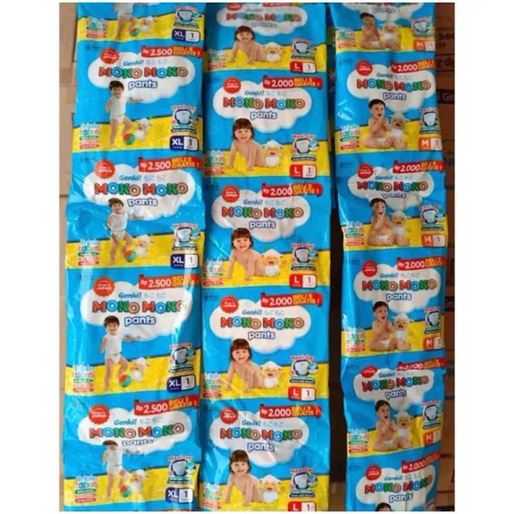 Moko Moko Pants Renceng Isi 6 Pcs Murah Meriah