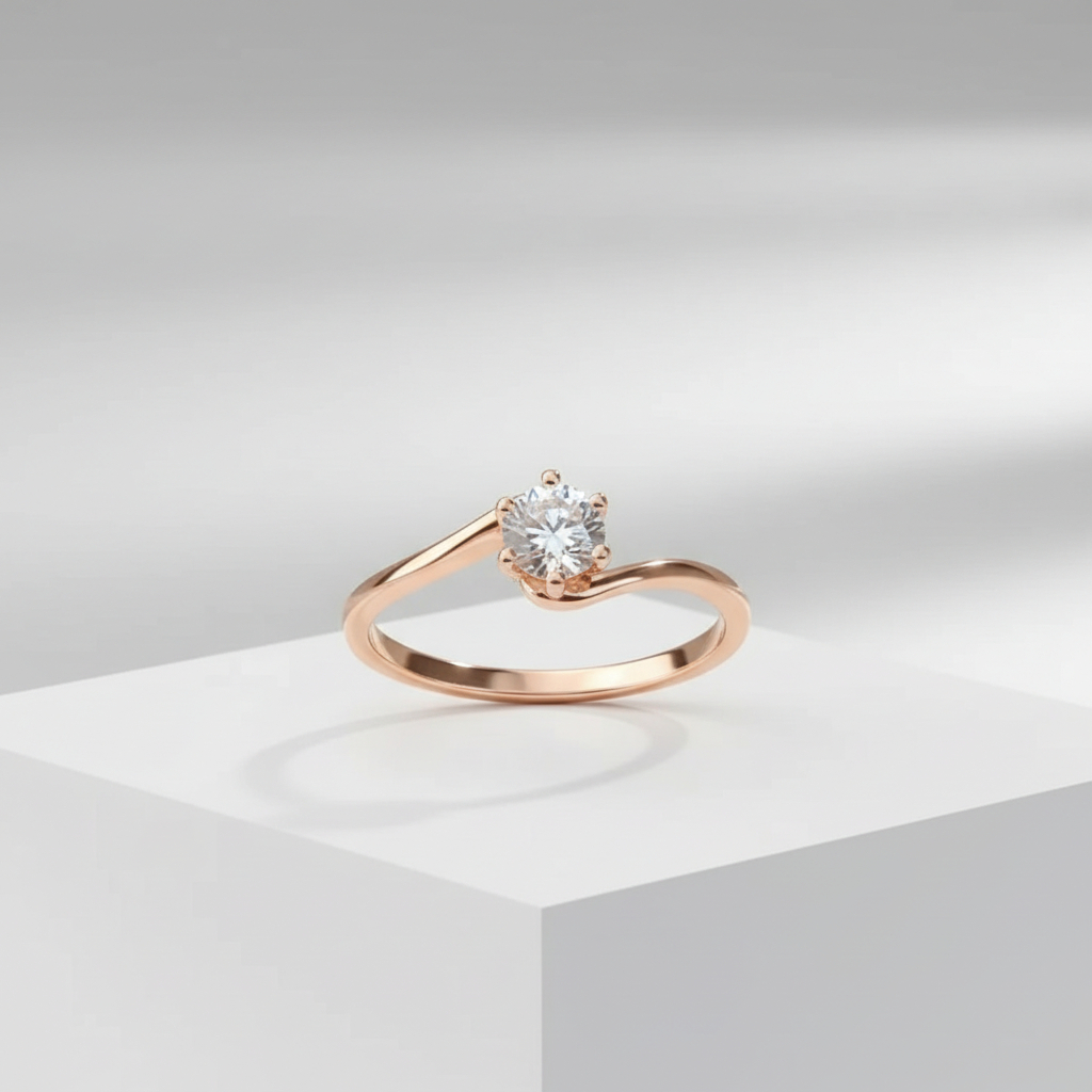 Cincin Xuping Lapis Emas Asli Wanita Elegant Berlian Premium | JND Jewelry | Suasa kunian asli lapis