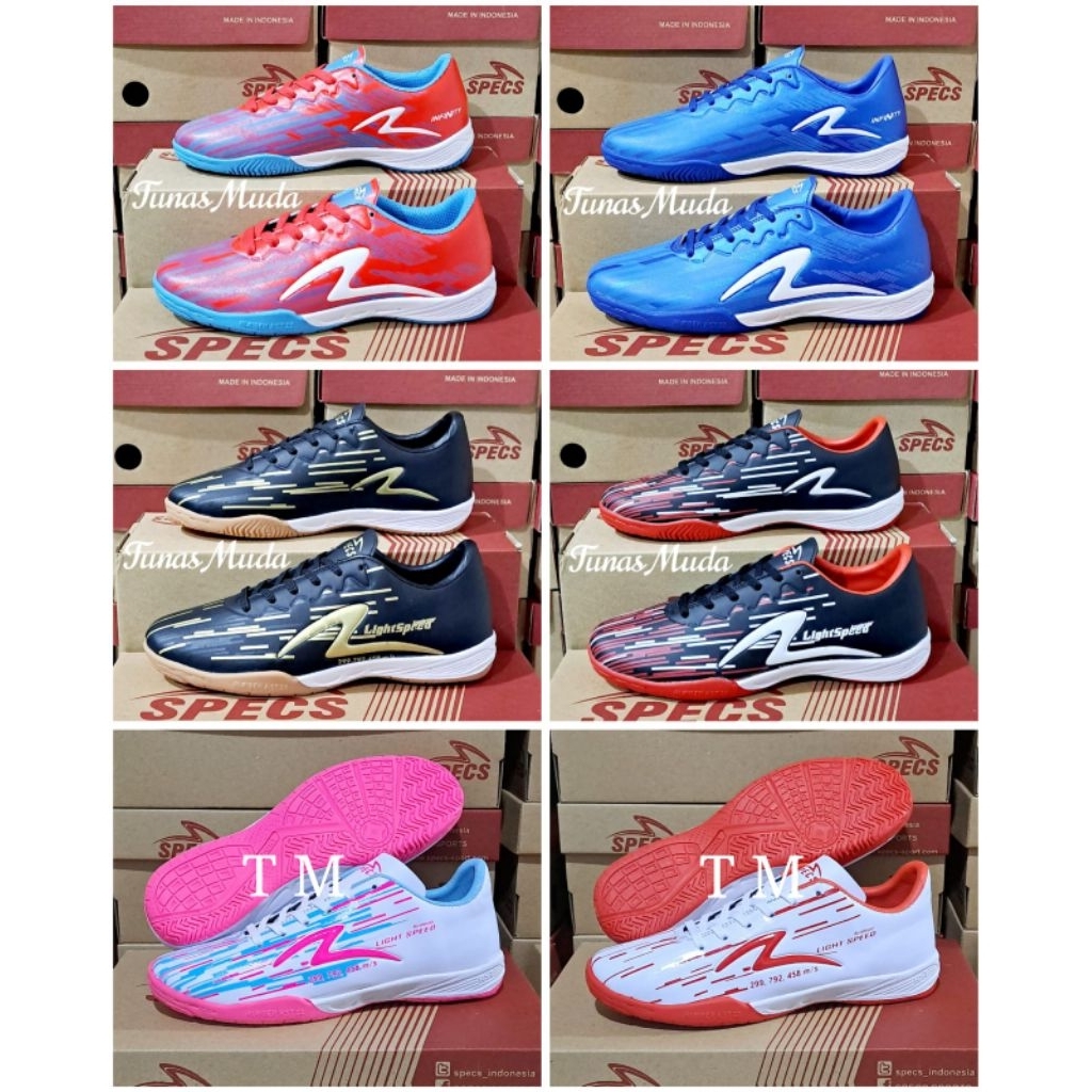 Sepatu Futsal Anak Dan Dewasa Specs Lightspeed LS Reborn Terbaru Size 33-37 & 38-43