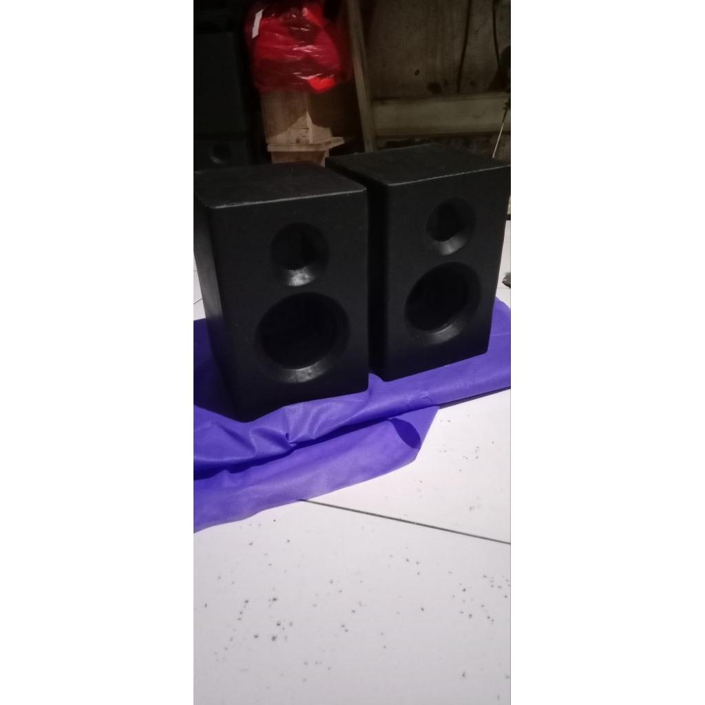 BARU----BOX speaker monitor 4 inch+ twetee 2 inch Sepasang