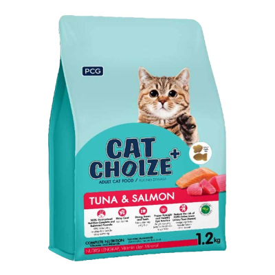 Cat Choize Makanan Kucing Kering Adult Rasa Tuna & Salmon 1.2 kg