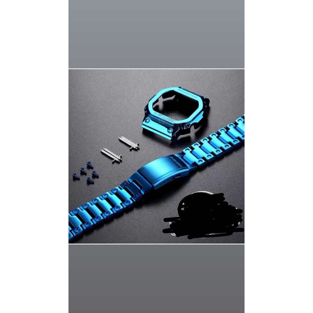(BACA DESKRIPSI) BEZEL STRAP METAL STAINLESS DW 5600 GW M5610 DW 5000 NEW