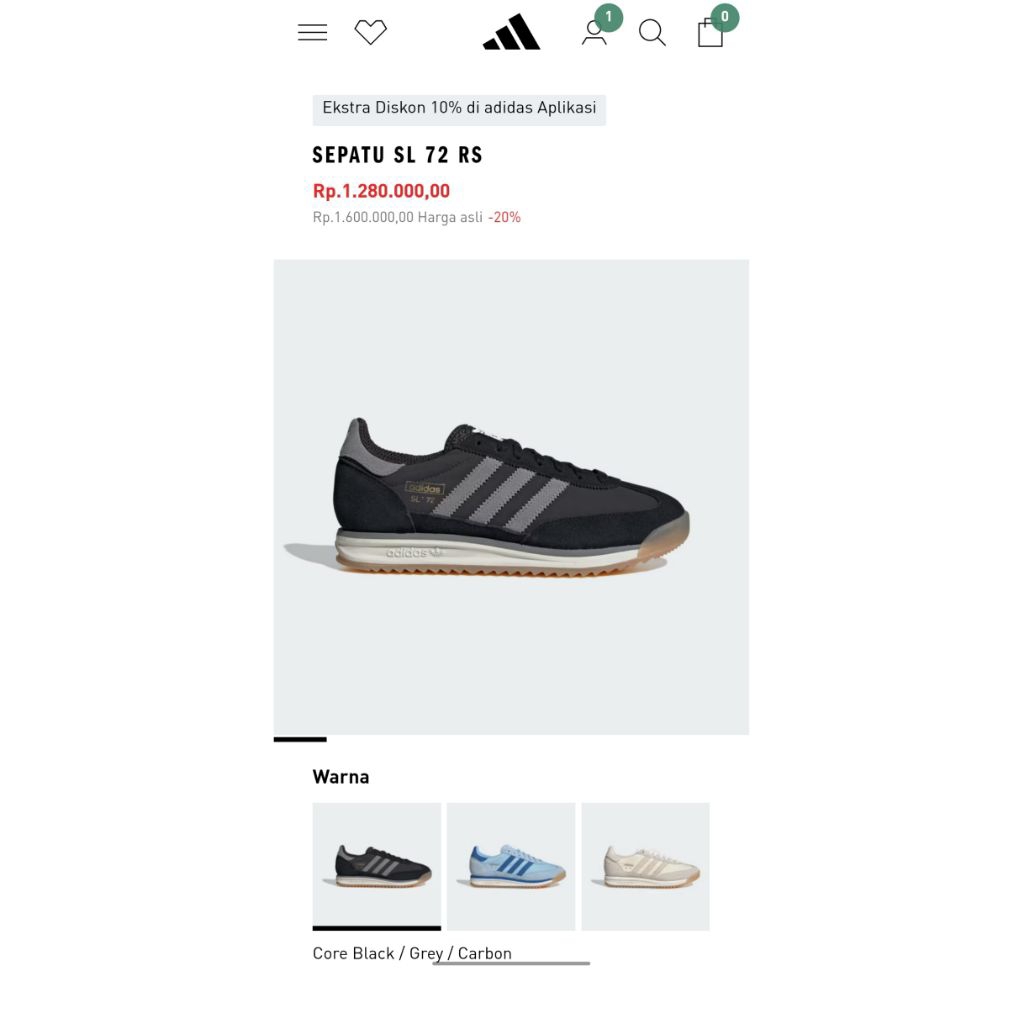 Adidas SL 72 RS Original BNIB
