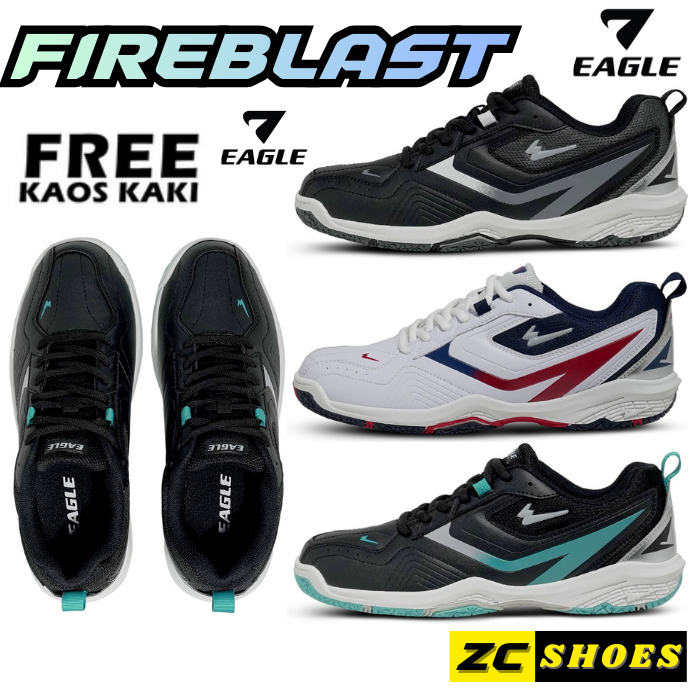Eagle FIREBLAST Badminton Shoes - Sepatu Badminton Original EAGLE