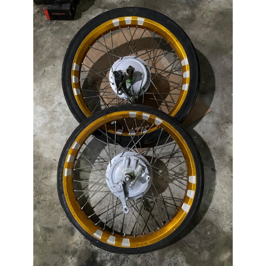 velg ruji dbs bekas grand supra lama tromol depan belakang