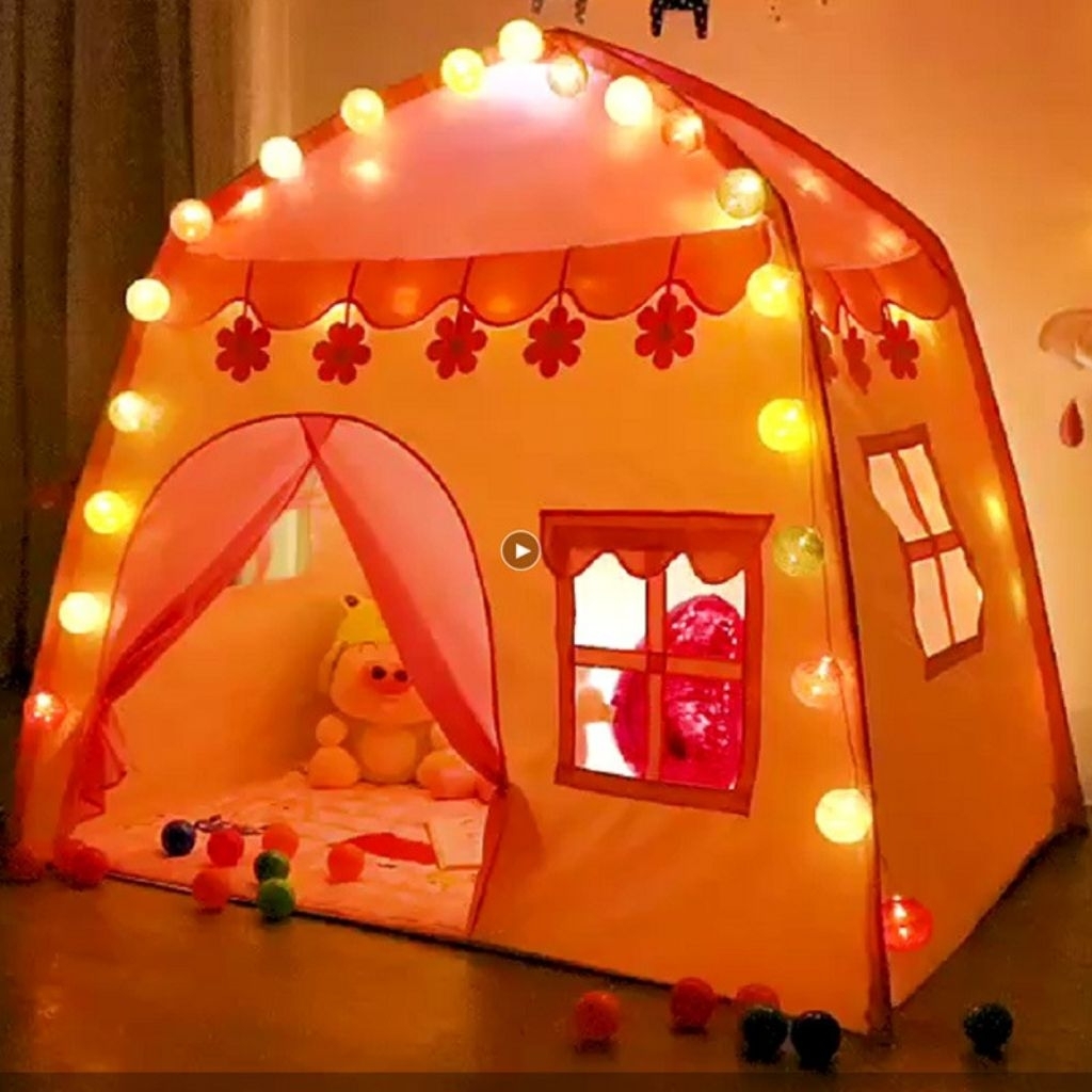 *tenda anak model rumah jumbo WarnaPinkBiru