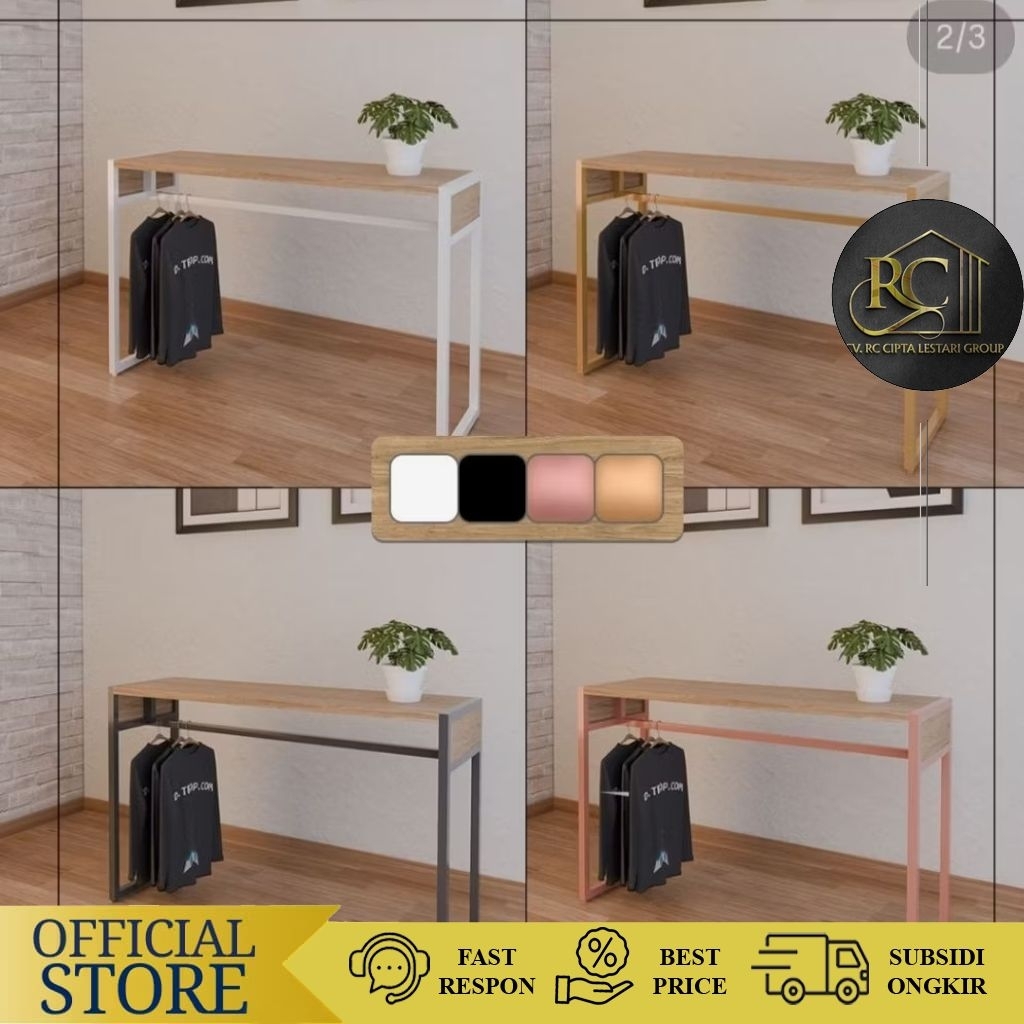 Rak Baju Industrial Rak Display Store Baju