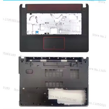 Casing Laptop Dell Inspiron 14 7447 Back Cover Front Palmrest Bottom Case