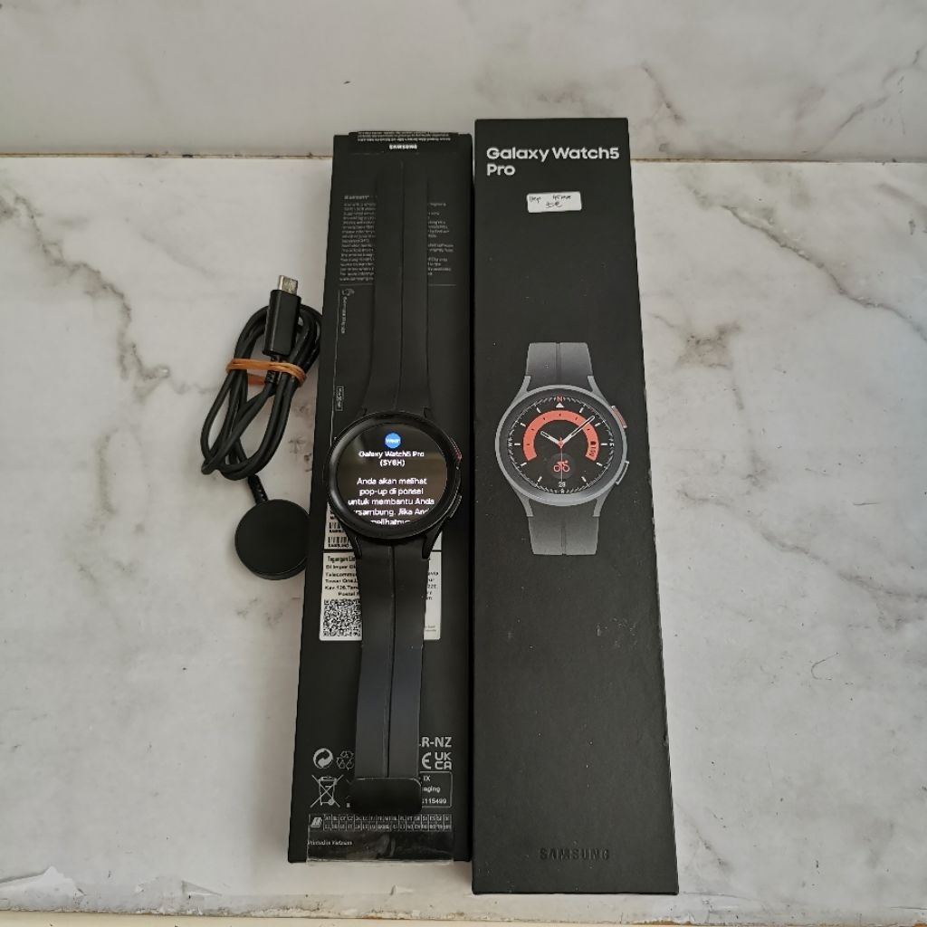 Samsung Watch 5 Pro 45mm Bekas - Fullset Resmi - second