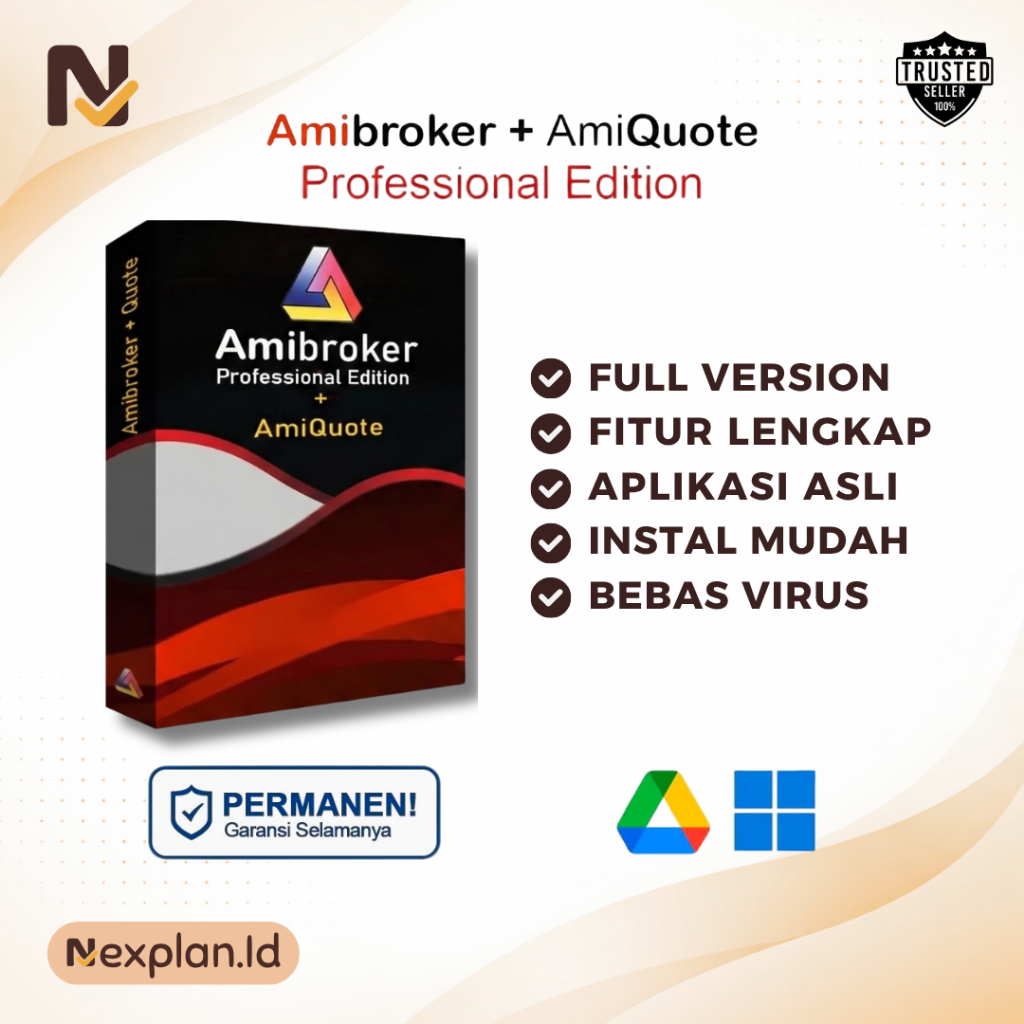 AmiBroker 6.30 + AmiQuote 3.31 Professional Edition Software Analisis Saham Trading PC