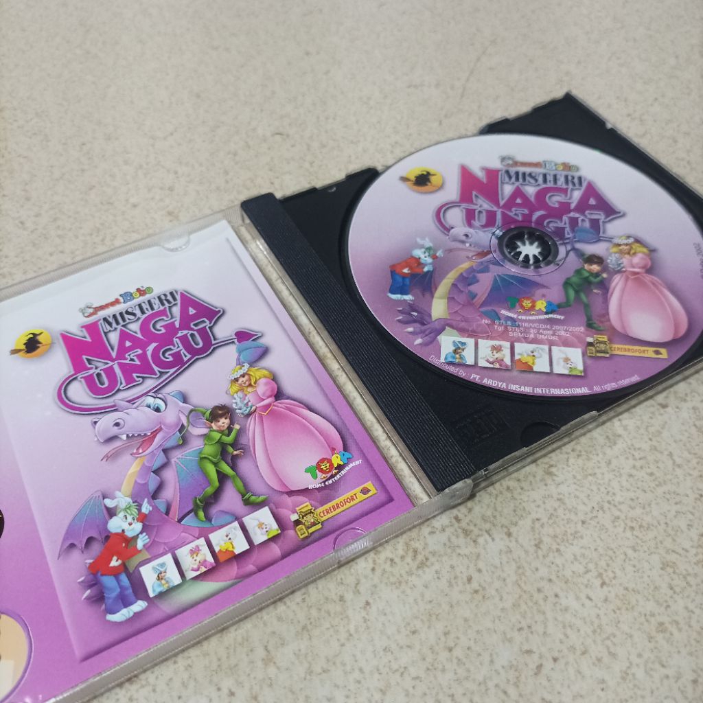 Original Rare VCD Opera Show Bobo Misteri Naga Ungu
