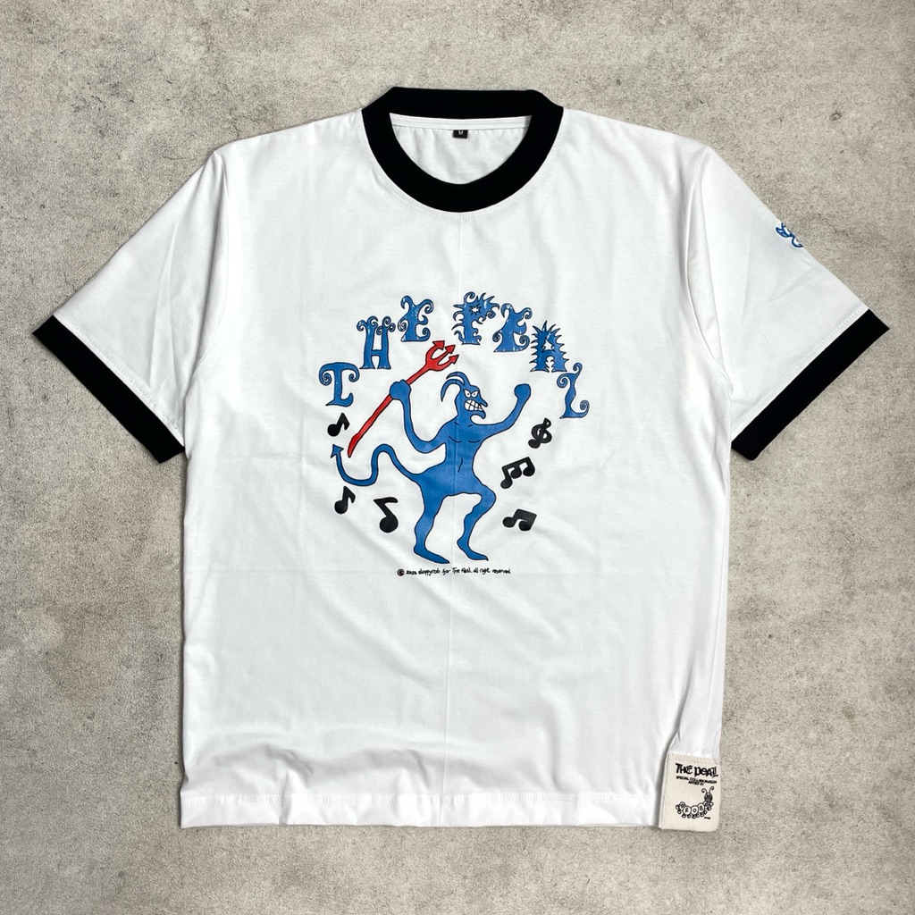 Ringer Tee The Peal x Sloopyrob | Ringer Tee White Original Merchandise