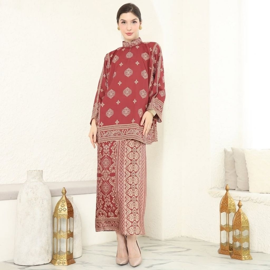 Kebaya Maroon | Kebaya Merah | Kebaya Premium | Kebaya Wisuda | Kebaya Modern | Kebaya Wanita | Baju
