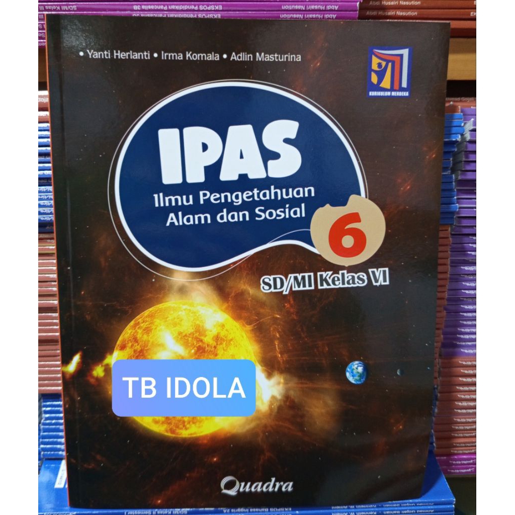 Buku IPAS Kelas 6 SD Kurikulum Merdeka Quadra