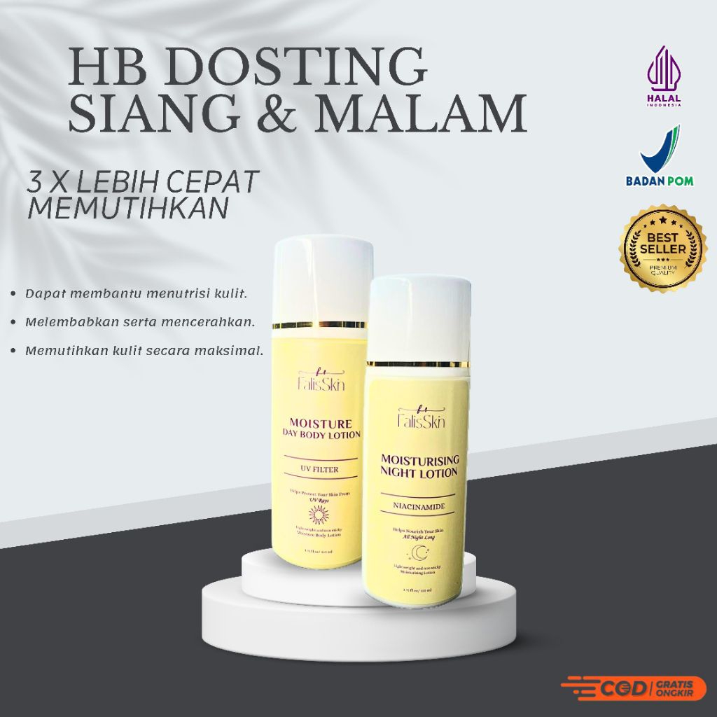 HB DOSTING PEMUTIH BADAN AMPUH SIANG MALAM ORIGINAL & LEBIH CEPAT MEMUTIHKAN BADAN (BPOM)