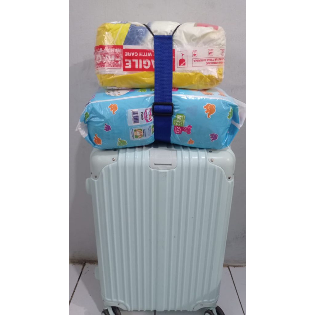 Tali Pengikat di Koper Elastis Kuat Strap Luggage Koper Strap Tali Koper.