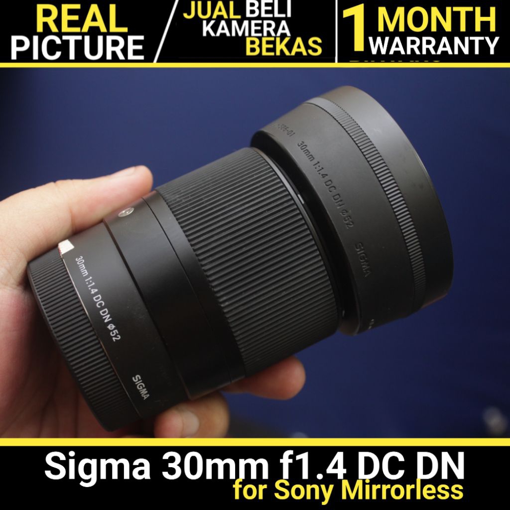 Sigma 30mm f1.4 DC DN for Sony Mirrorless BEKAS