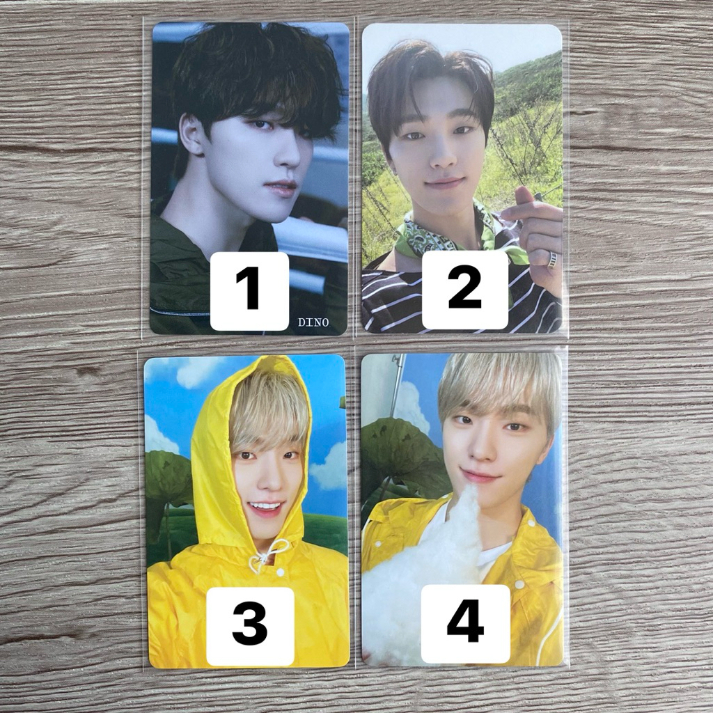 SEVENTEEN DINO PHOTOCARD OFFICIAL svt pc scoups choi seungcheol kkuma cimumu cheol its tc trading ca