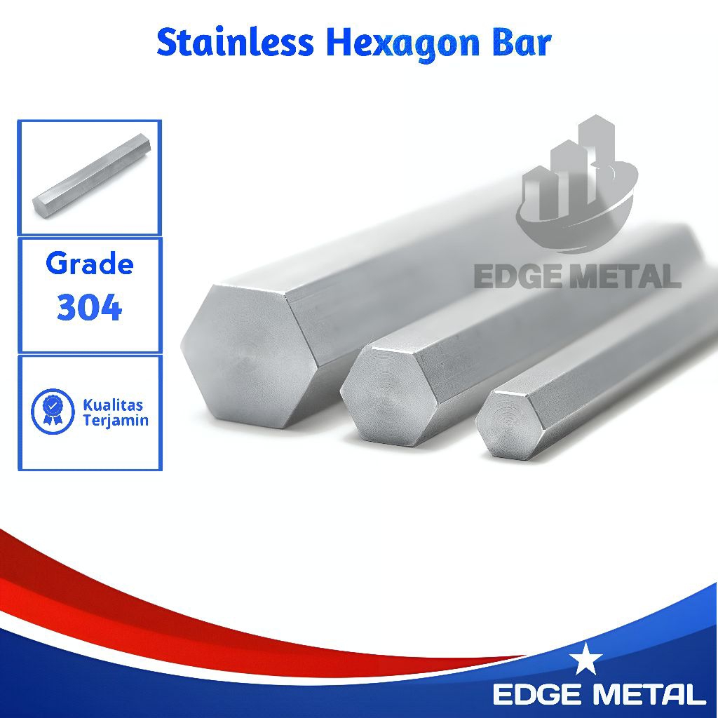 AS HEXAGON SUS304 25MM | SEGI ENAM STAINLES 304