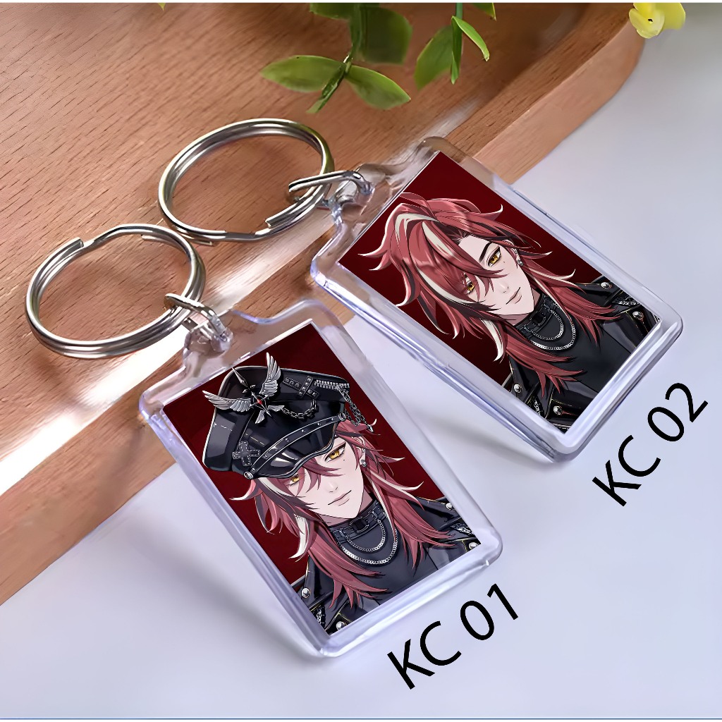Keychain harris caine vtuber - Ganci harris caine  - Gantungan Kunci - harris caine