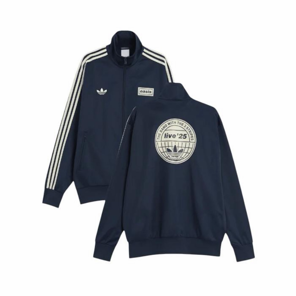 adidas x oasis tracktop jacket navy originals bnwt