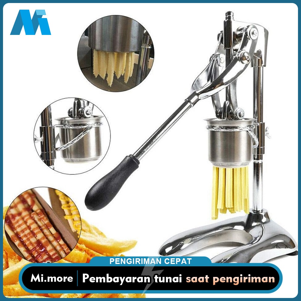 Mesin Pemotong Kentang Panjang Stainless Steel 30cm Alat Cetak Potato Kentang Goreng Panjang Mesin K