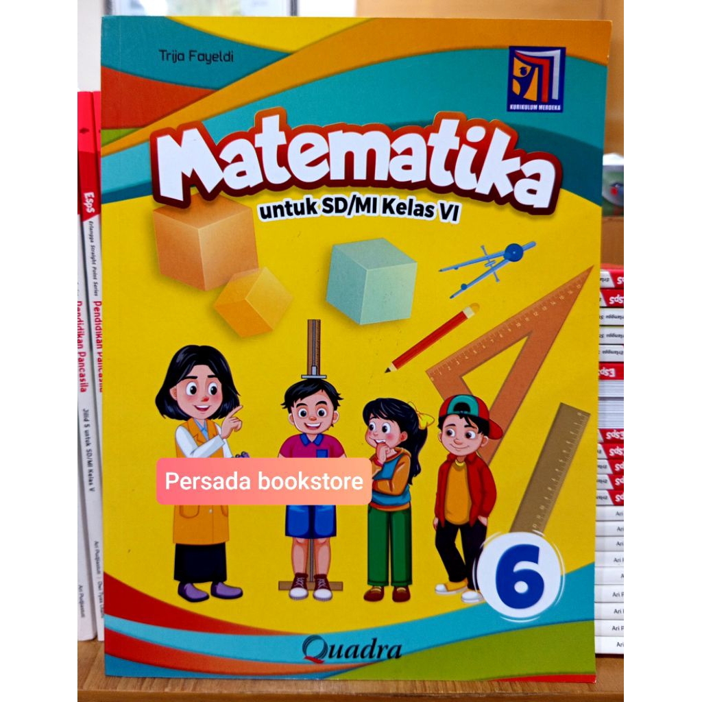 Buku Matematika Kelas 6 SD Kurikulum Merdeka Quadra
