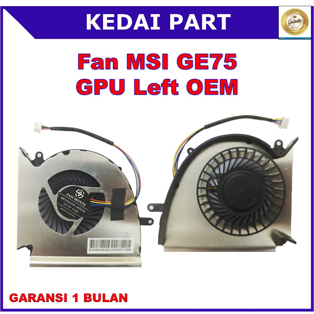 Fan MSI GE75 MS-16P1 GE75 GP75 GL75 WE75 GPU OEM