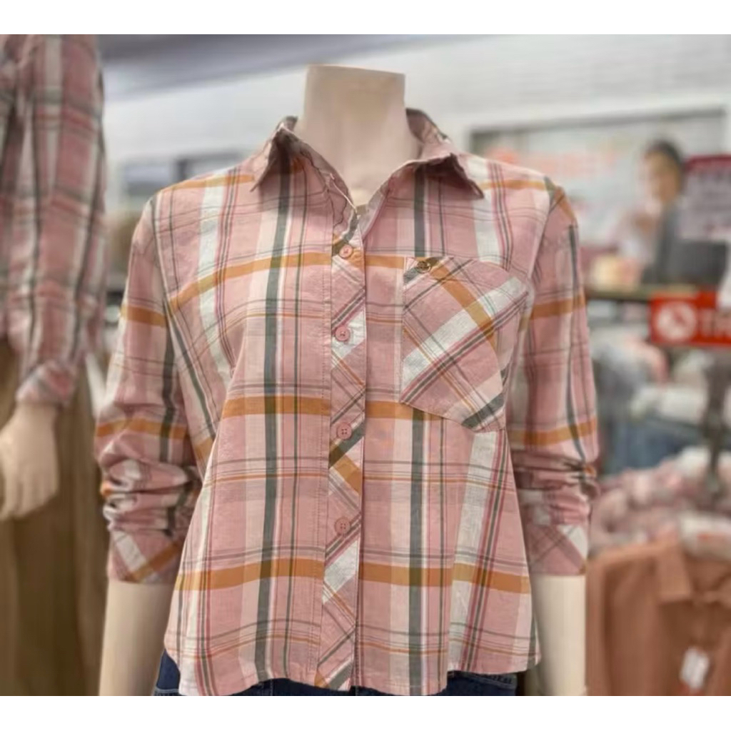 Triset kemeja wanita lengan panjang New Arival S-XL