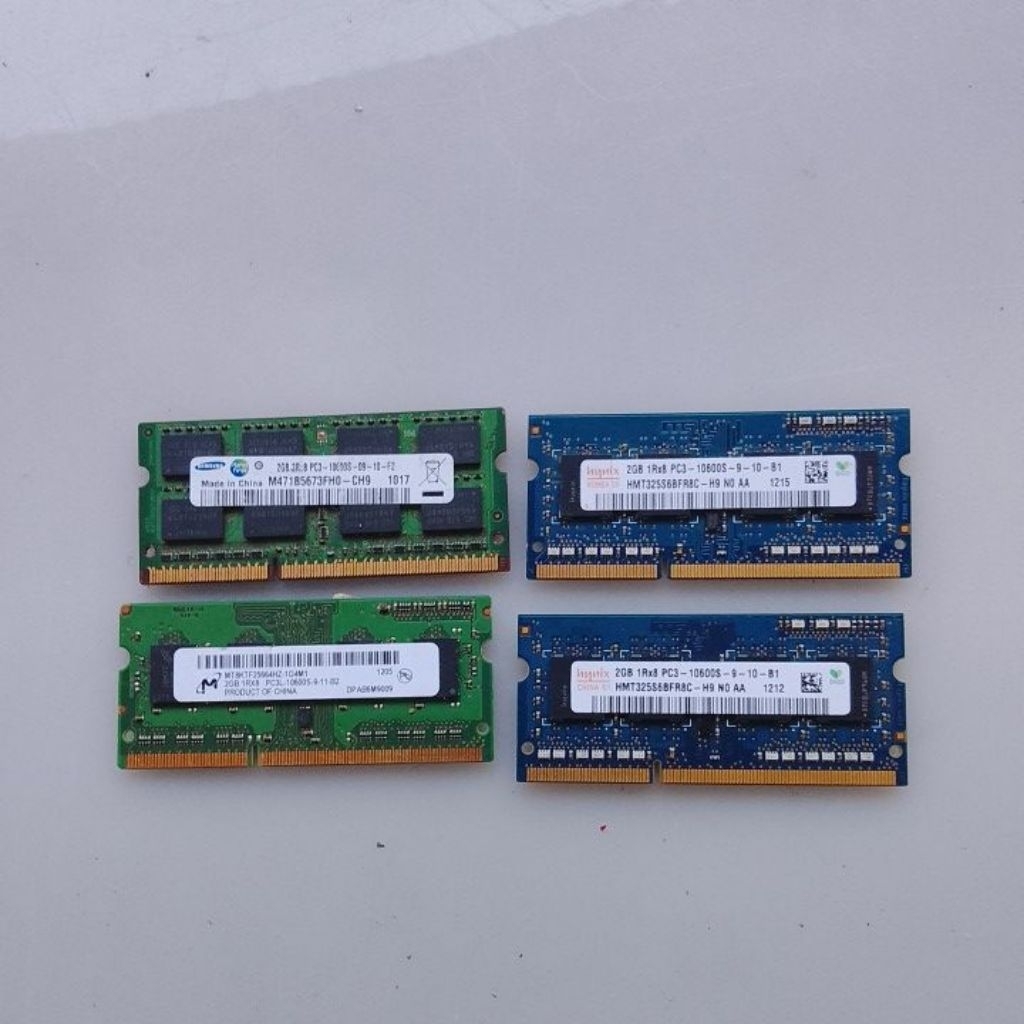 Ram Laptop 2GB DDR3 PC 8500 10600 12800
