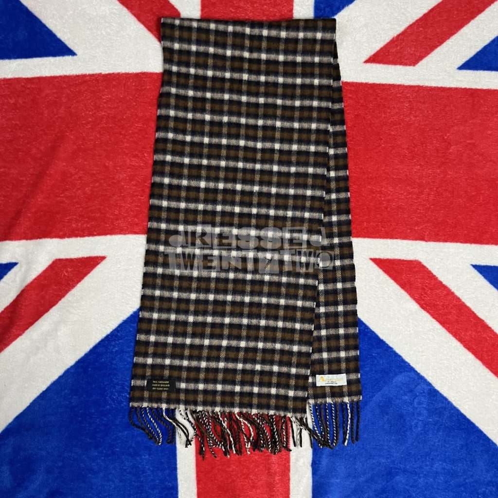 SCARF AQUASCUTUM MADE IN ENGLAND