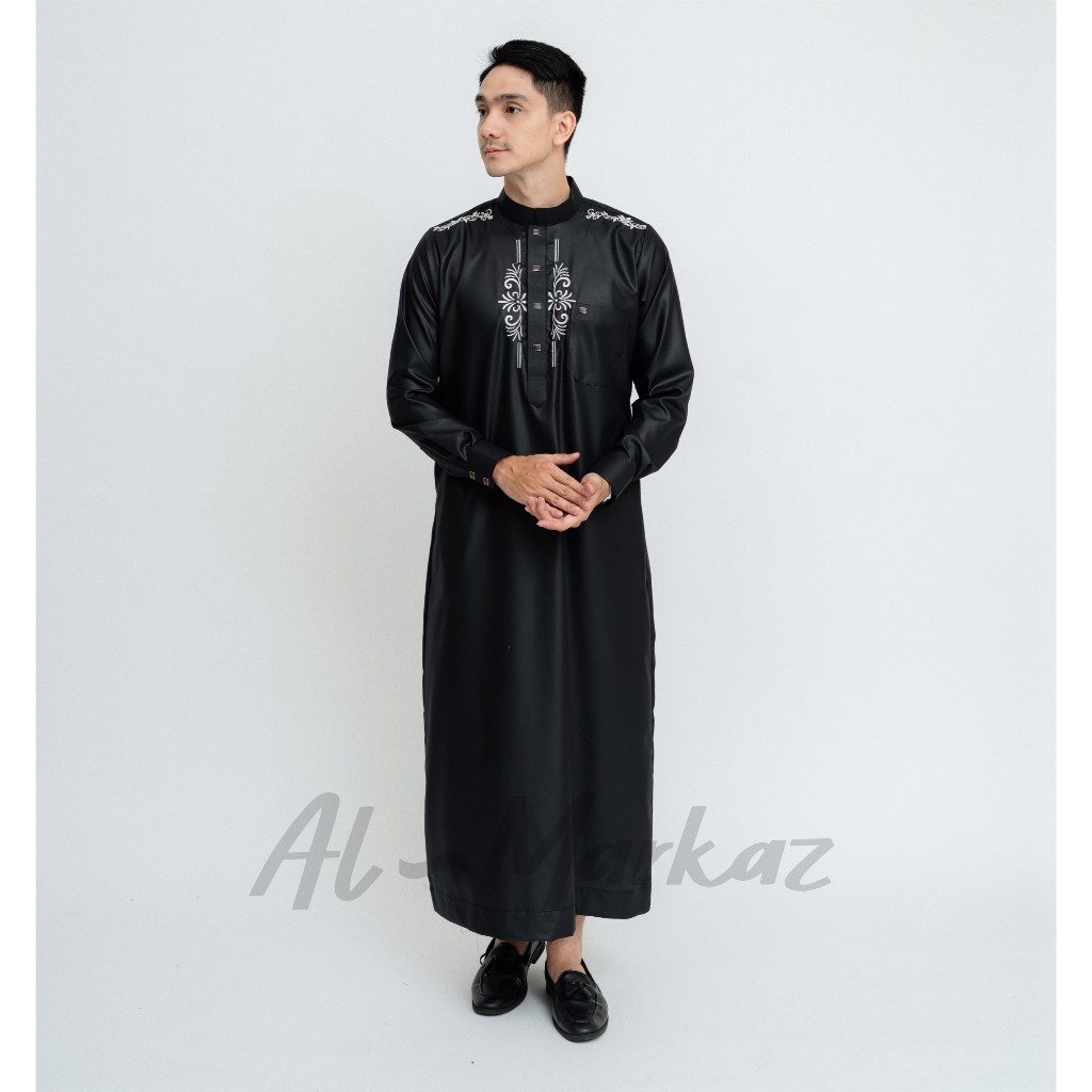 AL MARKAZ - Jubah Bordir Pria Muslim Dewasa Yasamin