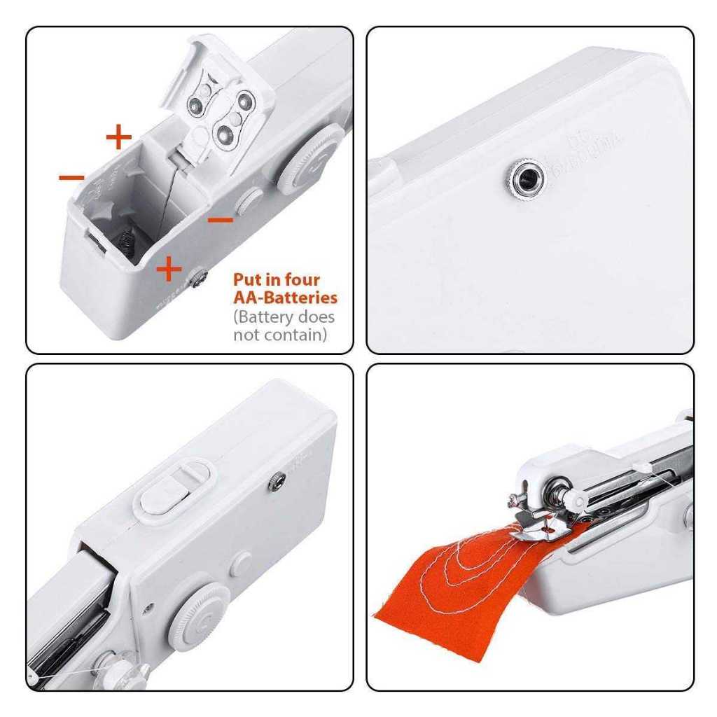 Mesin Jahit Tangan Elektrik Alat Jahit Listrik Mini Otomatis Portable Sewing Machine Handheld