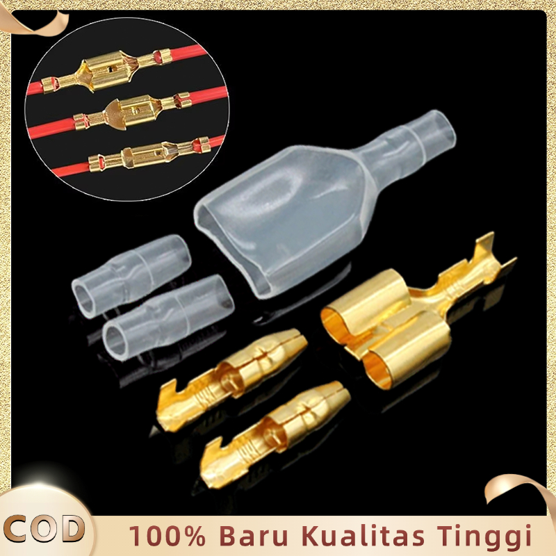 Skun Kabel Gepeng Terminal Gepeng Skun Sambungan Kabel Skun Kabel Listrik Male Female Universal Term