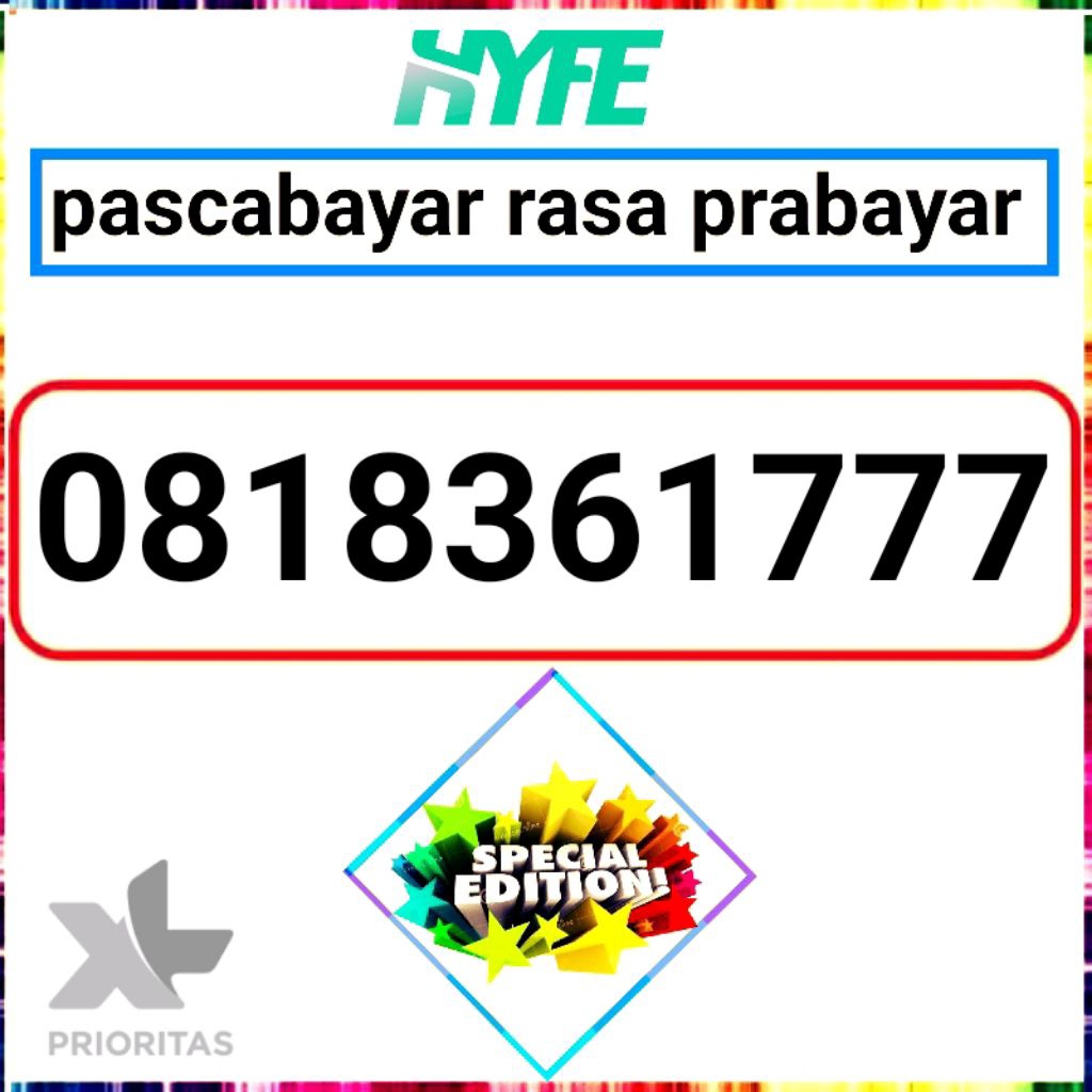XL 10 DIGIT TRIPLE 7 TRIPEL 777 XL HYFE