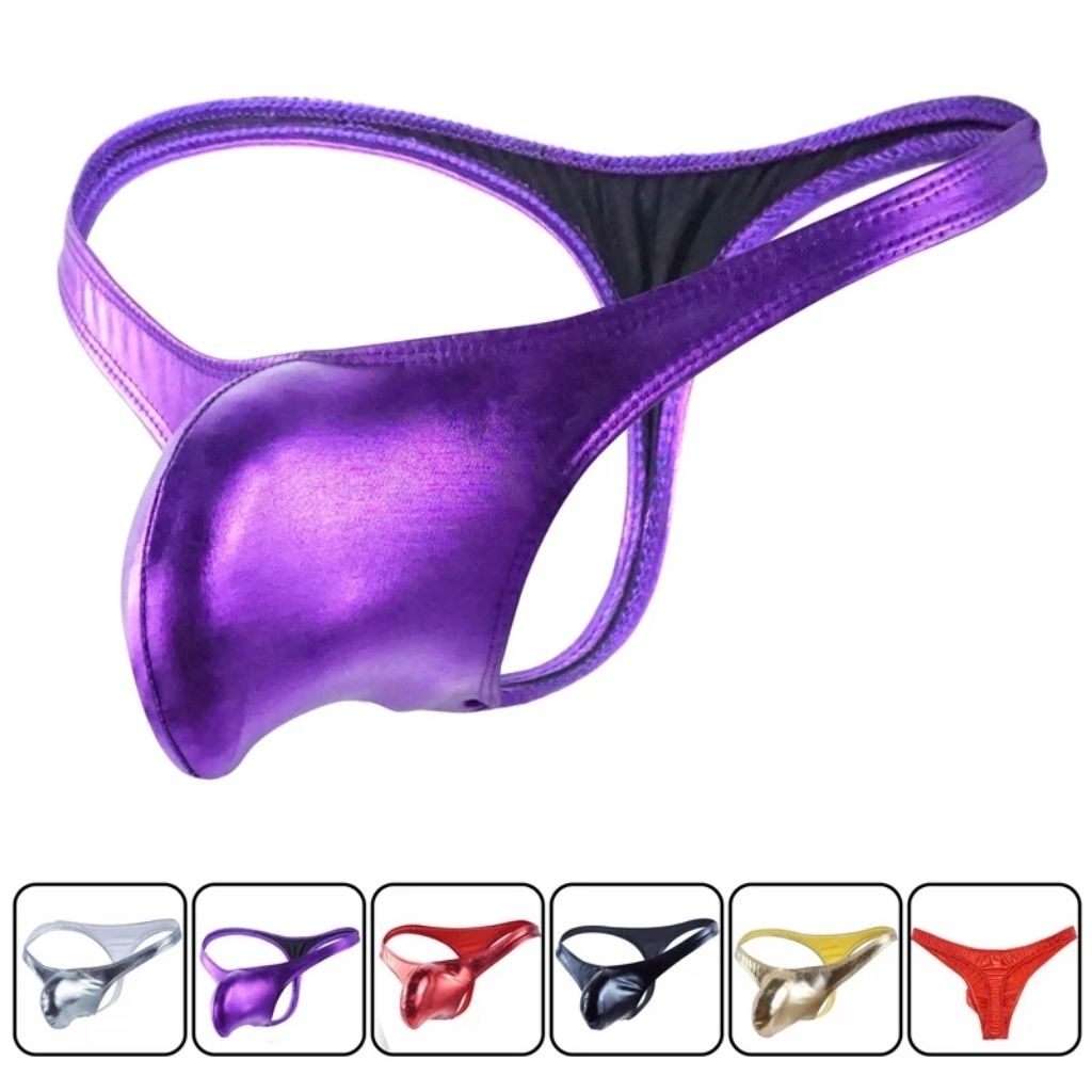 g string thong pria bahan kulit