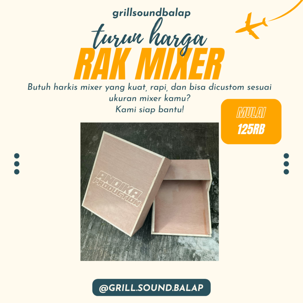 RAK MIXER SOUND SYSTEM – TEMPAT MIXER KUAT & RAPI