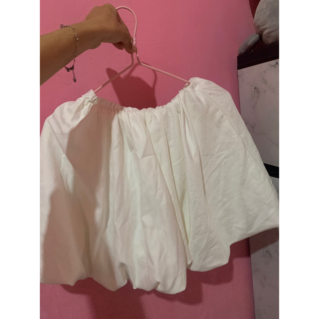 Rok pendek wanita model balon