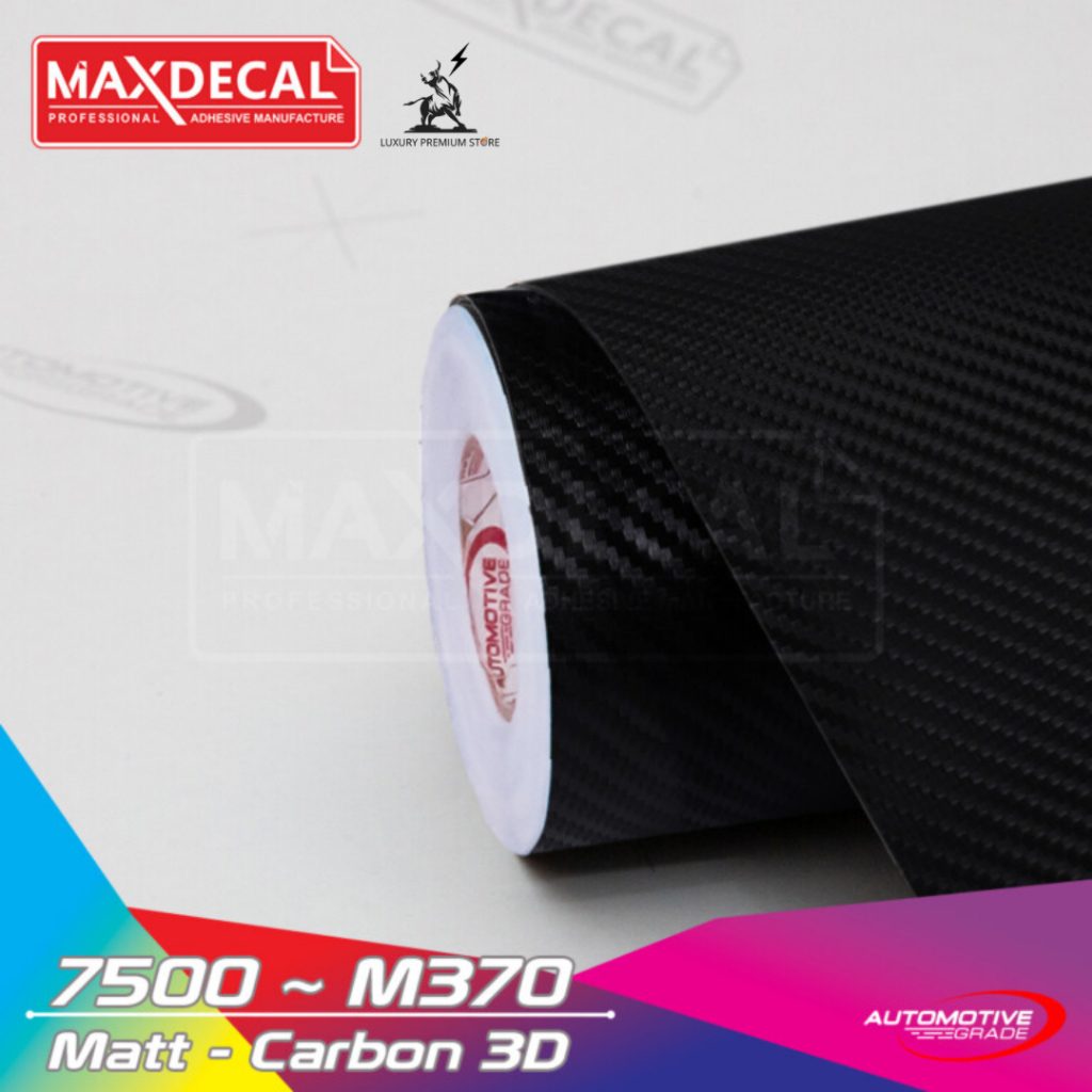 Stiker Maxdecal Carbon 3D Matt 7500-M370
