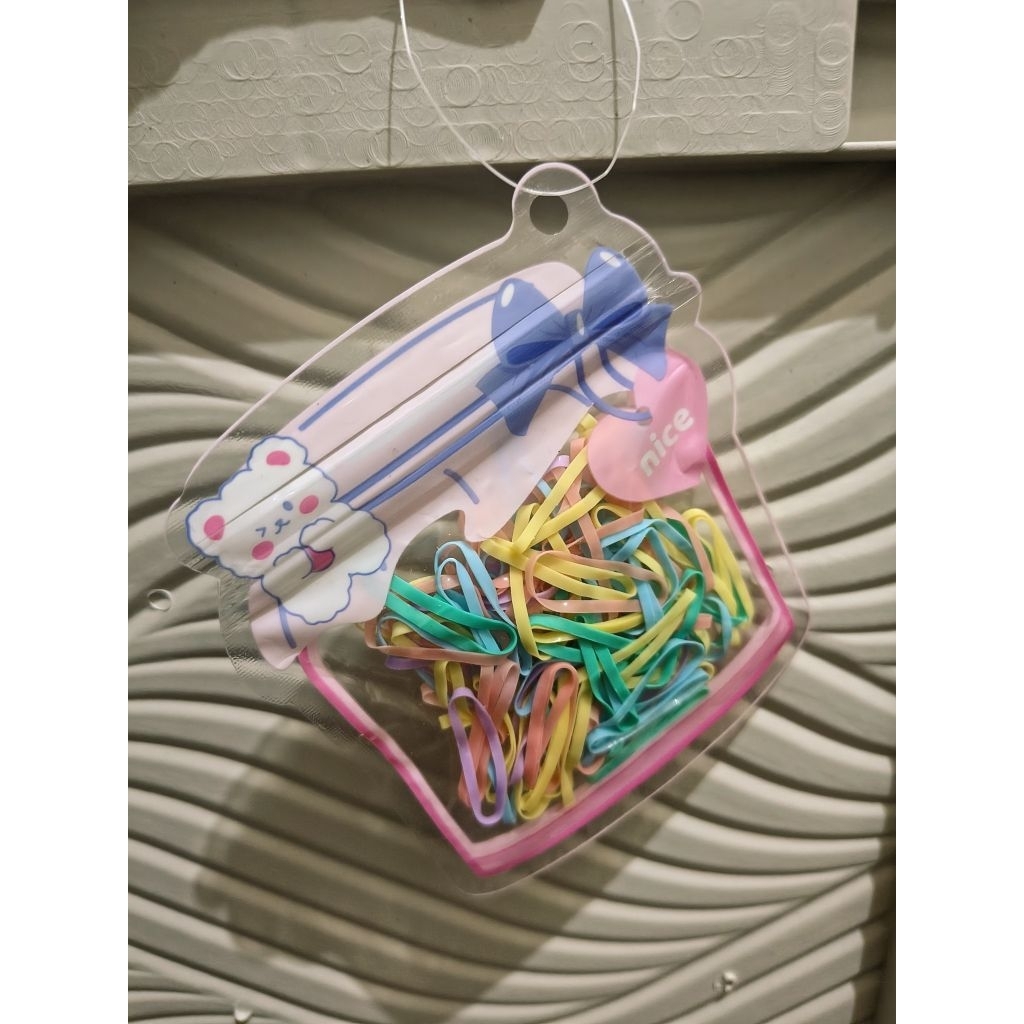 ikat rambut anak anak, warna warni