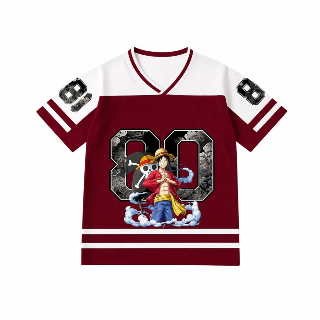 JERSEY ONE PIECE LUFFY ZORO SANJI CHOOPERANAK DAN DEWASA / JERSEY ANIME / JERSEY
KAOS OLAHRAGA FUTSA