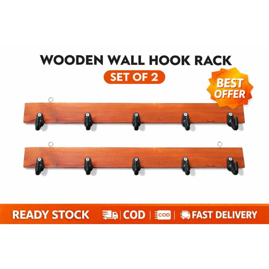 Gantungan Baju Kayu Minimalis