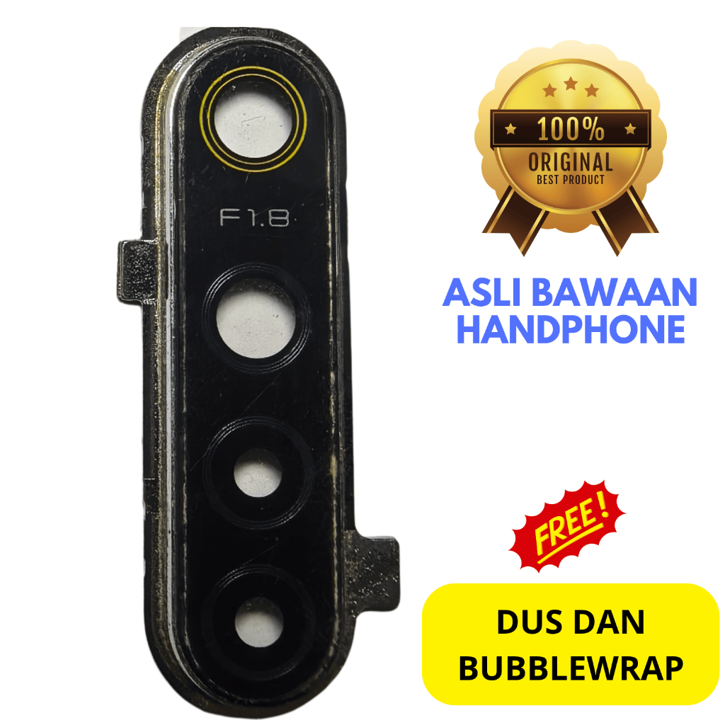 Kaca lensa kamera hp Realme 5i - Realme 5 - plus ring - asli original copotan cabutan bawaan