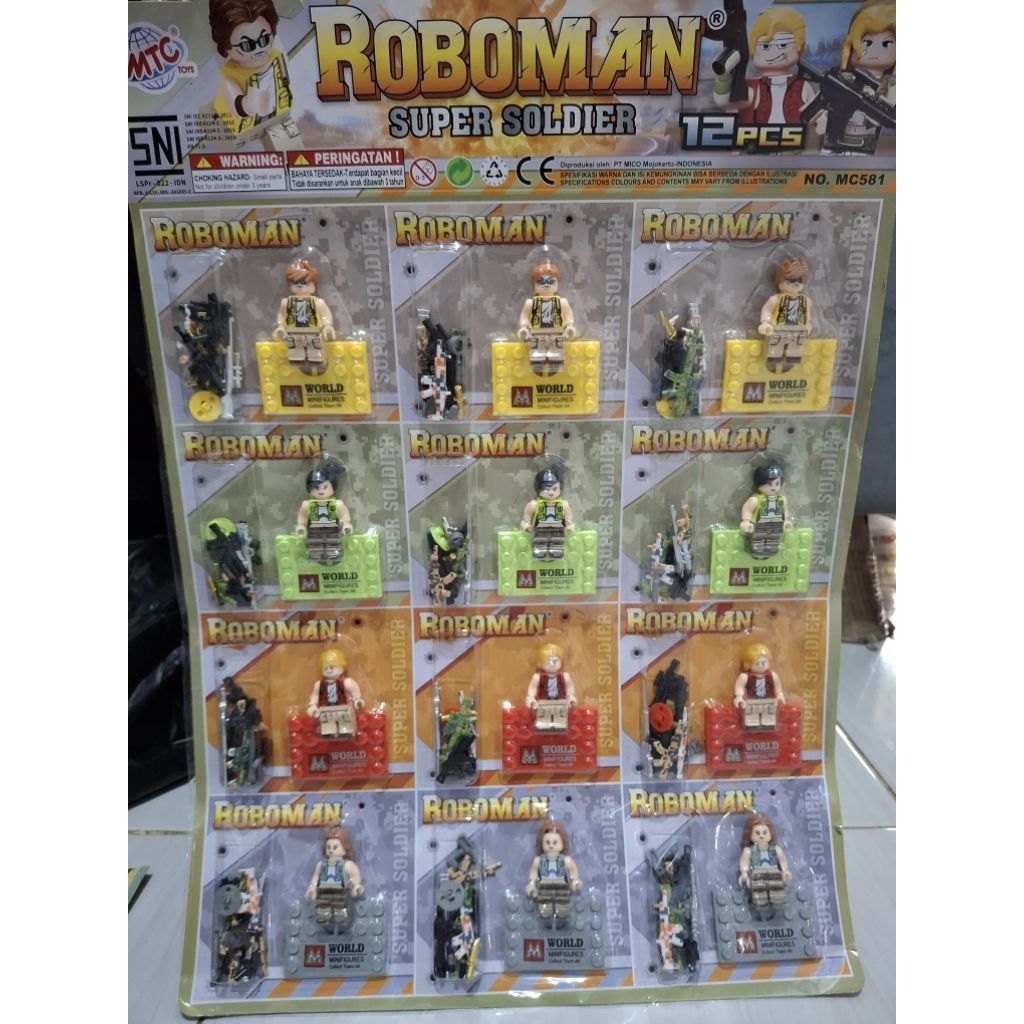 4 set fk Block Tentara soldier
