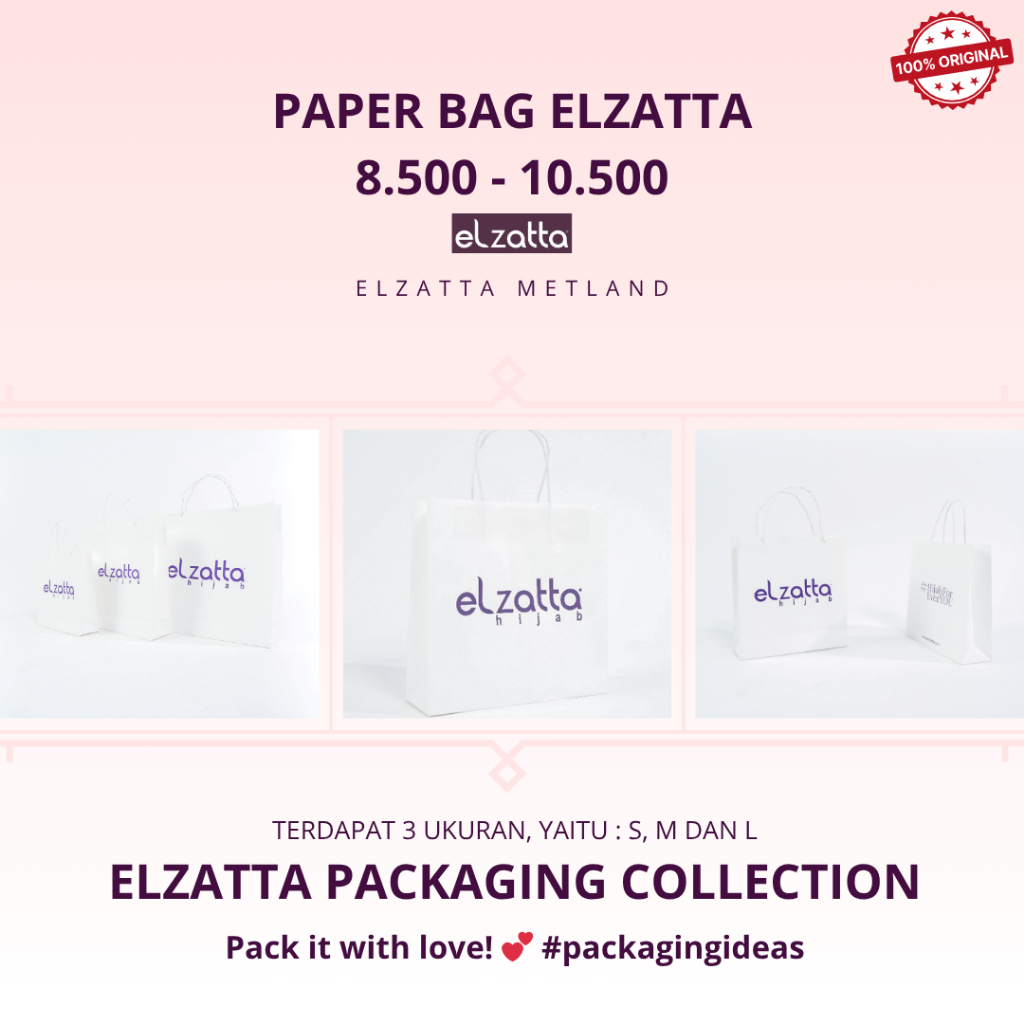 PAPER BAG ELZATTA tempat hadiah kado tas belanja tas tas kado bungkus kado paper bag tebal