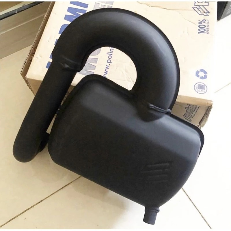 Knalpot Big Box Vespa PX Exclusive2 Excel Polini Italy
