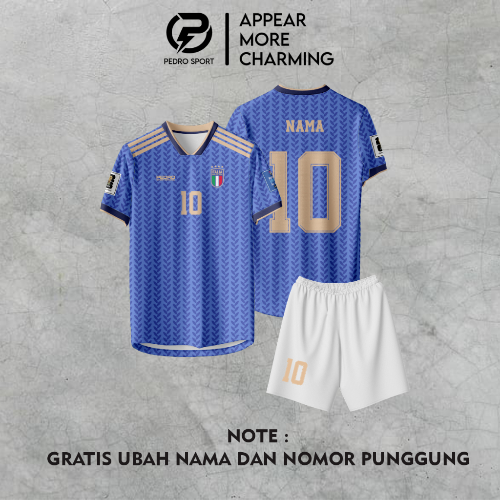 Jersey Custom Fantasy Timnas Italia 2026