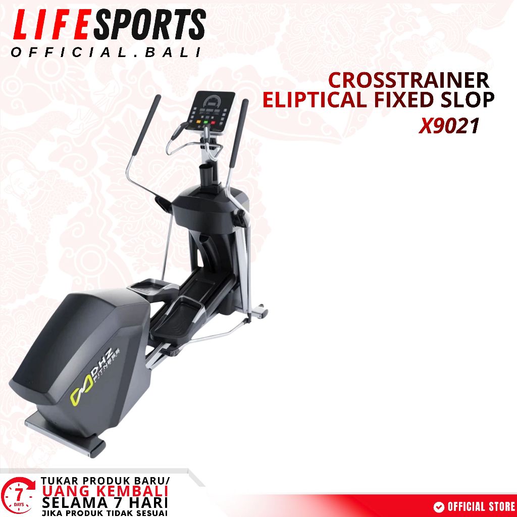 LIFESPORTS - NEW Fitness Crosstrainer Elliptical Fixed Slope X9201 DHZ Cardio Series