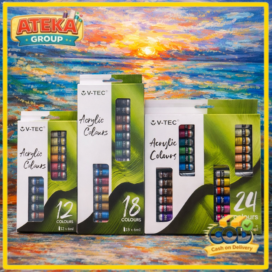 [PCS] V-TEC CAT ACRYLIC COLOURS 12~18~24 VT-612